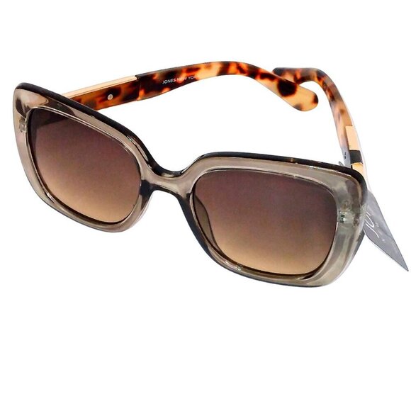 JONES NEW YORK SMOKEY BROWN, GOLD & TORTOISE SUNGLASSES - NWT - Picture 1 of 4